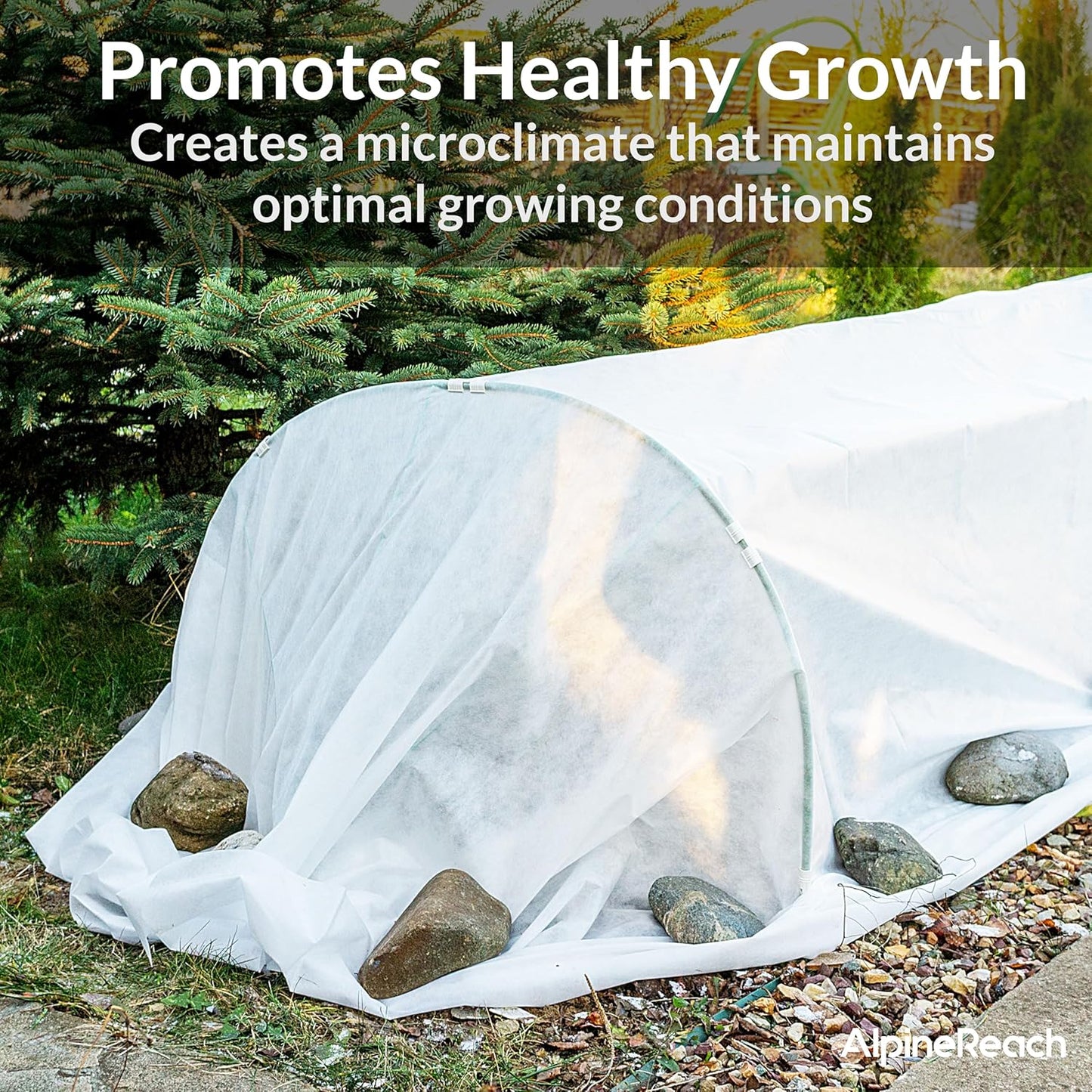 AlpineReach Plant Frost Cover Protection Blanket 10ft x 30ft - AlpineReach